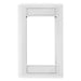 Bryant Plate iStation Module Frame 1-Gang 3U White (IMF1W)