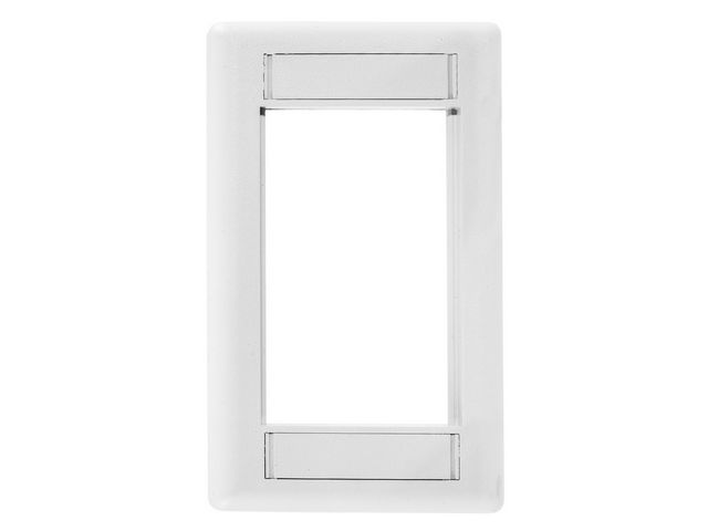 Bryant Plate iStation Module Frame 1-Gang 3U White (IMF1W)