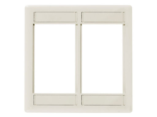 Bryant Plate iStation Module Frame 2-Gang 6U Office White (IMF2OW)