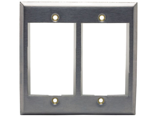 Bryant Plate iStation Module Frame 2-Gang 6-Unit Stainless Steel (IMSS2)