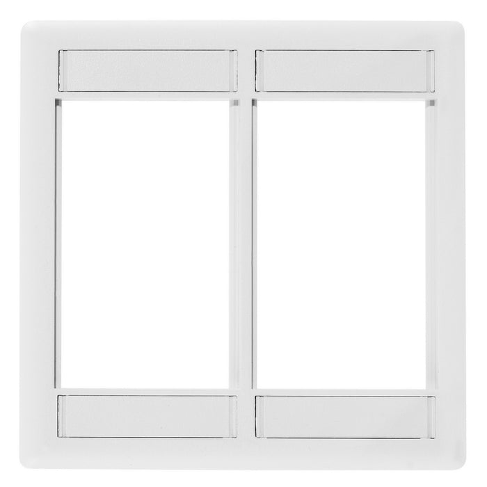 Bryant Plate iStation Module Frame 2-Gang 6U White (IMF2W)