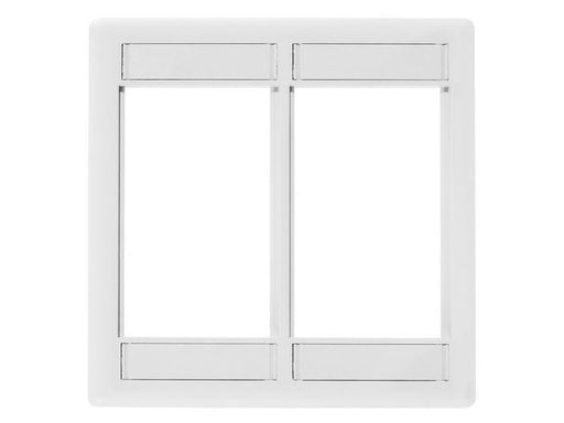 Bryant Plate iStation Module Frame 2-Gang 6U White (IMF2W)