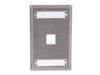 Bryant Plate Stainless Steel 1-Gang 1-Port With Label Field (SSFL11)