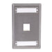 Bryant Plate Stainless Steel 1-Gang 1-Port With Label Field (SSFL11)