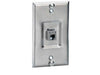 Bryant Plate Wall Phone CAT6 1-Gang 1-Port Recessed Stainless Steel (SP6R)