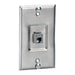 Bryant Plate Wall Phone CAT6 1-Gang 1-Port Recessed Stainless Steel (SP6R)