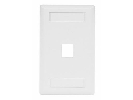 Bryant Plate Wall Flush 1-Gang 1-Port White (IFP11W)
