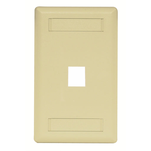 Bryant Plate Wall Flush 1-Gang 1-Port Ivory (IFP11EI)