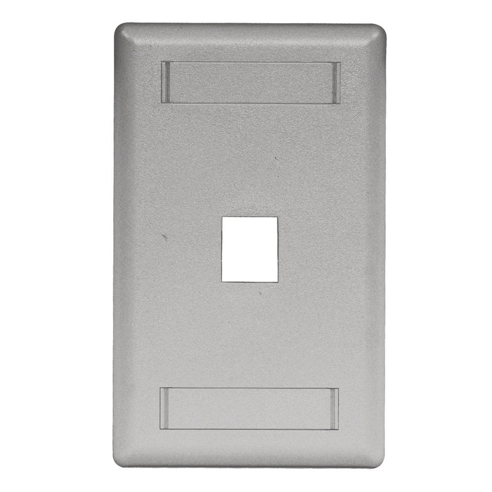 Bryant Plate Wall Flush 1-Gang 1-Port Gray (IFP11GY)
