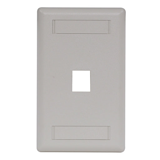 Bryant Plate Wall Flush 1-Gang 1-Port Office White (IFP11OW)