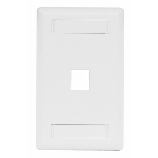 Bryant Plate Wall Flush 1-Gang 1-Port White (IFP11W)