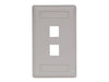 Bryant Plate Wall Flush 1-Gang 2-Port Office White (IFP12OW)