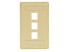 Bryant Plate Wall Flush 1-Gang 3-Port Ivory (IFP13EI)