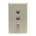 Bryant Plate Wall Flush 1-Gang 3-Port Office White (IFP13OW)