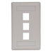 Bryant Plate Wall Flush 1-Gang 3-Port Office White (IFP13OW)