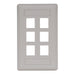 Bryant Plate Wall Flush 1-Gang 6-Port Office White (IFP16OW)