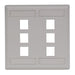 Bryant Plate Wall Flush 2-Gang 6-Port Office White (IFP26OW)