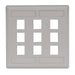 Bryant Plate Wall Flush 2-Gang 9-Port Office White (IFP29OW)