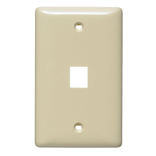 Bryant Plate Wall Label-Less 1-Gang 1-Port Ivory (NSP11I)