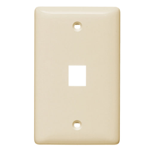Bryant Plate Wall Label-Less 1-Gang 1-Port Light Almond (NSP11LA)