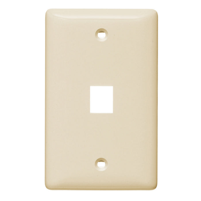 Bryant Plate Wall Label-Less 1-Gang 1-Port Light Almond (NSP11LA)