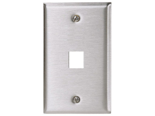 Bryant Plate Wall Stainless Steel 1-Gang 1-Port (SSF11)