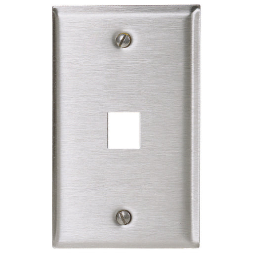 Bryant Plate Wall Stainless Steel 1-Gang 1-Port (SSF11)