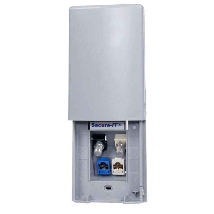 Bryant Plate Weatherproof 1-Gang 4-Port Gray (TWPF1GY)