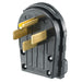 Bryant Plug Straight Blade 30A 125/250V 3P4W Angled Black (RR435P)