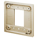 Bryant Quadplex Adapter 4 Inch Square Ivory (ADAPI)