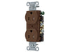 Bryant Receptacle Straight Blade Com Tamper-Resistant 15A 125V 5-15 Brown (CBRS15TR)