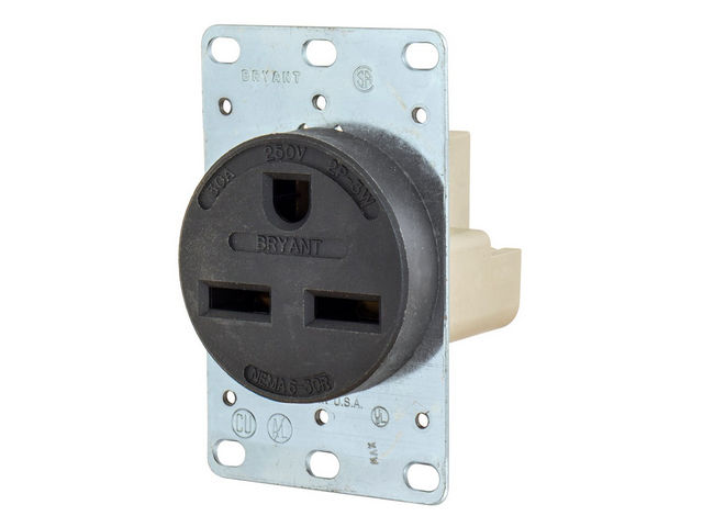 Bryant Receptacle 30A 250V 6-30R (9630FR)