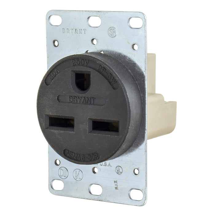 Bryant Receptacle 30A 250V 6-30R (9630FR)