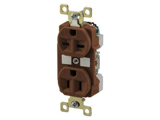 Bryant Receptacle Combination 15A 125V 15A 250V Brown (BRY5292)