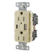 Bryant Receptacle Duplex 15A 125V 5A 5V USB Port AC Ivory (USBB15AC5I)