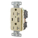 Bryant Receptacle Duplex 20A 125V 5A 5V USB Port AC Ivory (USBB20AC5I)