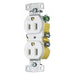 Bryant Receptacle Duplex Tamper-Resistant 15A 125V White (RR15SWTR)