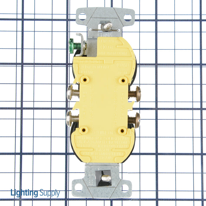 Bryant Receptacle Duplex Weather Resistant Tamper-Resistant 15A 125V Black (RR15SBKWRTR)