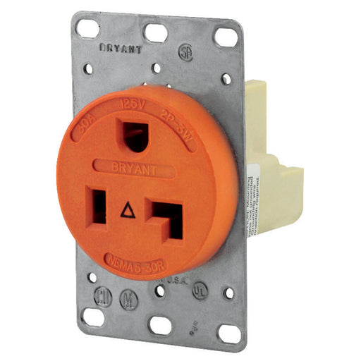 Bryant Receptacle IG 30A 125V 5-30R (9530IG)