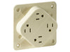 Bryant Receptacle Quadplex 15A 125V 5-15R Ivory (1254I)