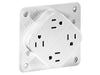 Bryant Receptacle Quadplex 15A 125V 5-15R White (1254W)