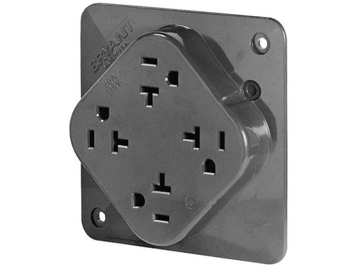 Bryant Receptacle Quadplex 20A 125V 5-20R Gray (21254GY)