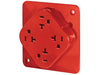 Bryant Receptacle Quadplex 20A 125V 5-20R Red (21254R)