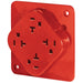 Bryant Receptacle Quadplex 20A 125V 5-20R Red (21254R)