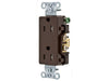 Bryant Receptacle Straight Blade Decorator Tamper-Resistant 15A 125V 5-15R Brown (DRS15TR)