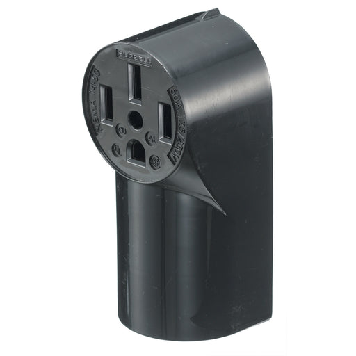 Bryant Receptacles Straight Blade 30A 125/250V 3P4W Surface Mount Black (RR430)