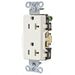 Bryant Receptacles Straight Blade Commercial Decorator 20A 125V 5-20R White (DRS20WHI)