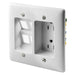 Bryant RECES Tamper-Resistant Duplex Receptacle 2-Gang With Snap Fit 15A 125V White (RR1514W)