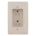 Bryant Recess Tamper-Resistant Duplex Receptacle 15A 125V Light Almond (RR1510LA)