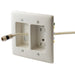 Bryant Recess Tamper-Resistant Duplex Receptacle 2-Gang With Feed-Through 15A 125V White (RR1512W)